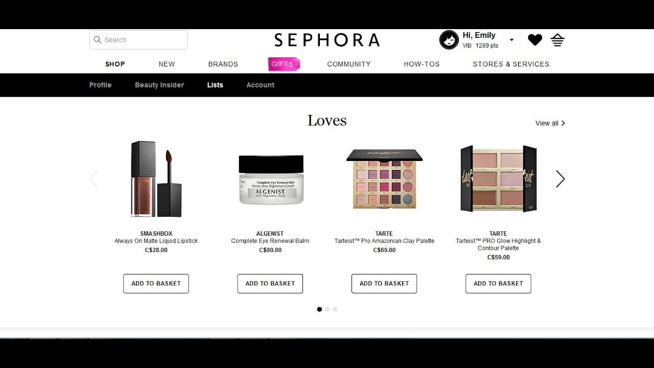 What's on My Sephora Loves List | Fall 2017