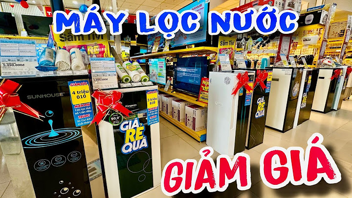 Máy lọc nước giá bao nhiêu tiền