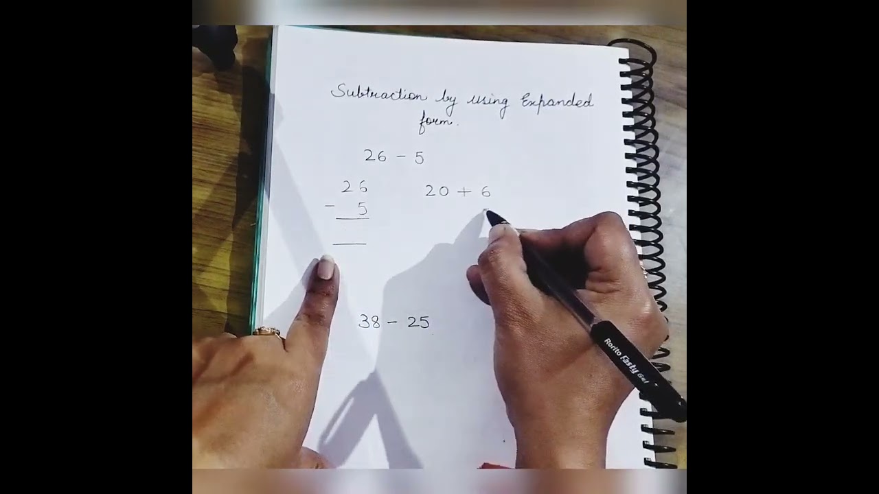 How to teach kids Subtraction by using Expanded form method || Subtraction by using expanded form