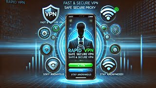 Protect your privacy and open blocked sites application Rapid VPN Safe Secure Proxy screenshot 1
