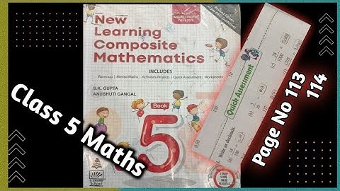 Class 5 Maths|Quick Assessment Page No 113,114|Decimal| like decimal by Harsh Public School Gurugram