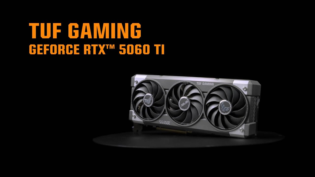 ASUS TUF Gaming GeForce RTX 5060 Ti 16GB OC GDDR7 DLSS 4 128 Bit Ekran Kartı