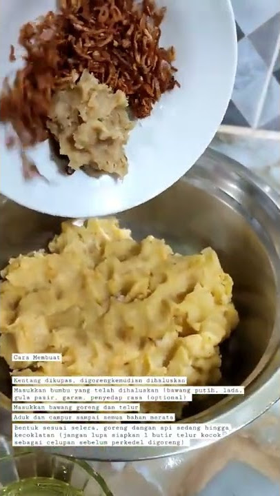 Resep Perkedel Kentang yang mudah dan enak..