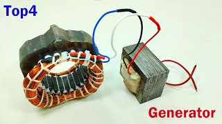 Awesome Top4 Free Energy Generator New Homemade Generator At Home