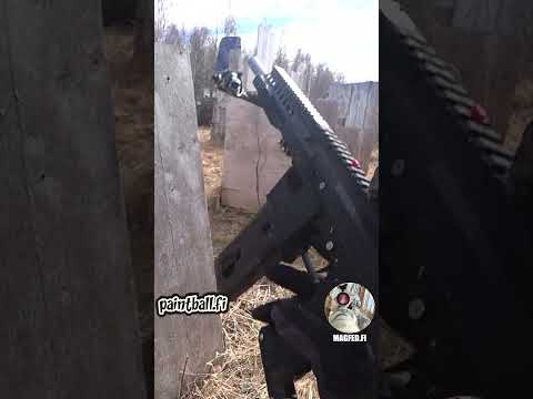 Getting shot by the unknown opponent is always a blast :) - Magfed Paintball #shorts