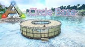 Ps4 Ark クリスタルアイルズ編 68 円形建築 サーカス小屋 スロープ巻き屋根 Cirbus Tent Youtube