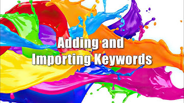 Lecture 29: Adobe Bridge : Adding and Importing Keywords