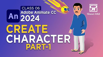 Adobe Animate CC 2024 Advance Level: Create Character | 2D Animation | Hindi | Part 1