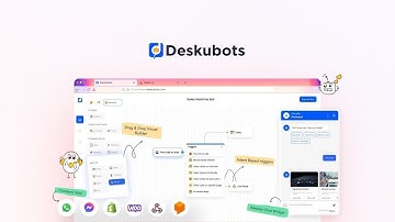 Deskubots Lifetime Deal $69 - No-Code AI Chat Bot Software For Your Website