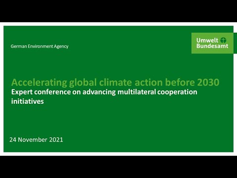 Accelerating global climate action before 2030 | Expert conference