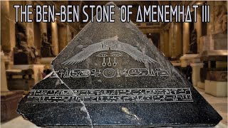 The Ben-Ben stone of Amenemhat III Resimi