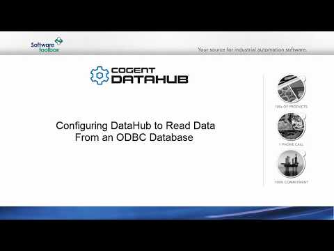 Configuring Cogent DataHub to Read from an ODBC Database