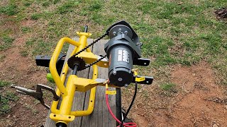 Motorized Compost Tumbler Using A 12V Badlands Winch!