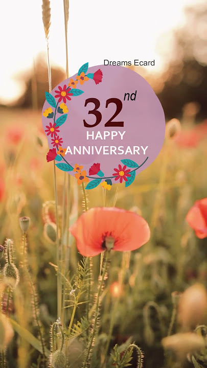 Happy 32nd Wedding Anniversary Wishes | Best 32nd Anniversary Wishes for Couple #shorts #shortsfeed