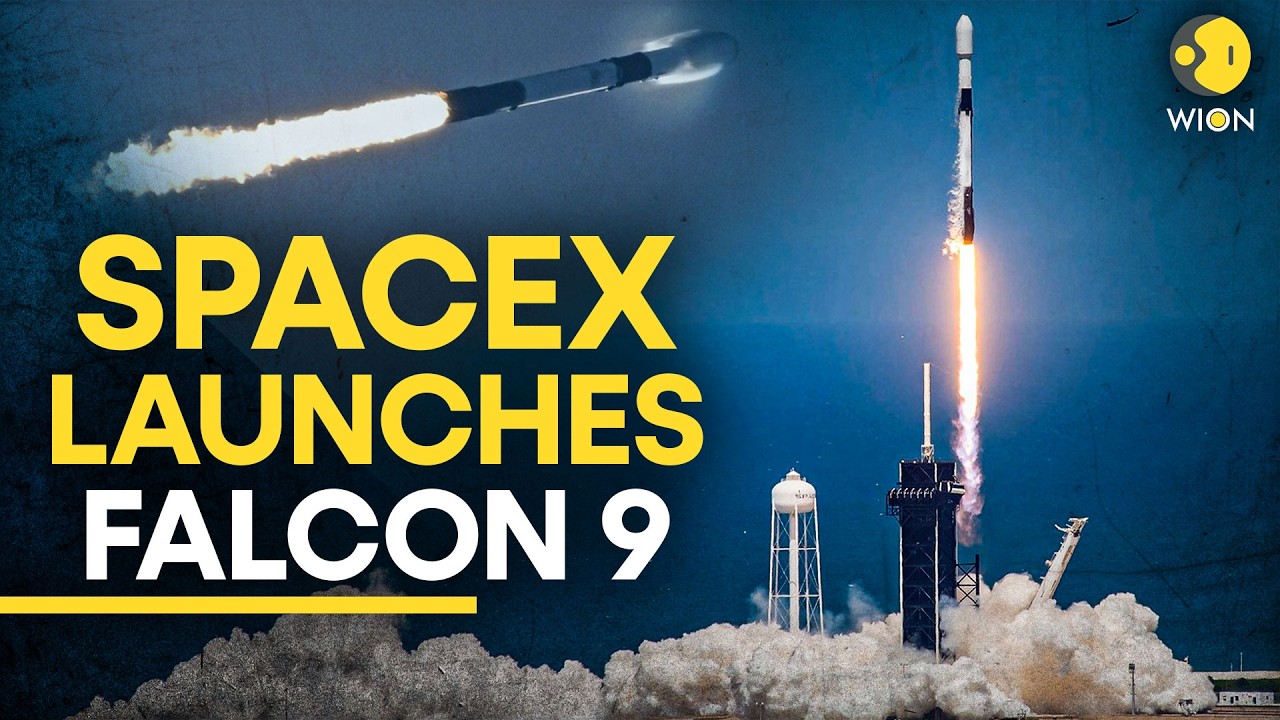Space X Launch LIVE: SpaceX’s Falcon 9 Rocket Launches Starlink Satellites To Low-Earth Orbit | WION