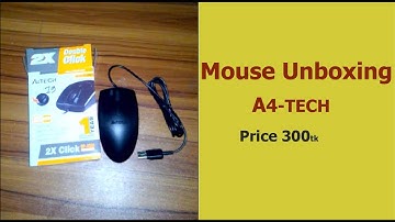 a4tech OP-620D USB 2X Click optical mouse in BD unboxing | a4tech OP-620D mouse price in bd
