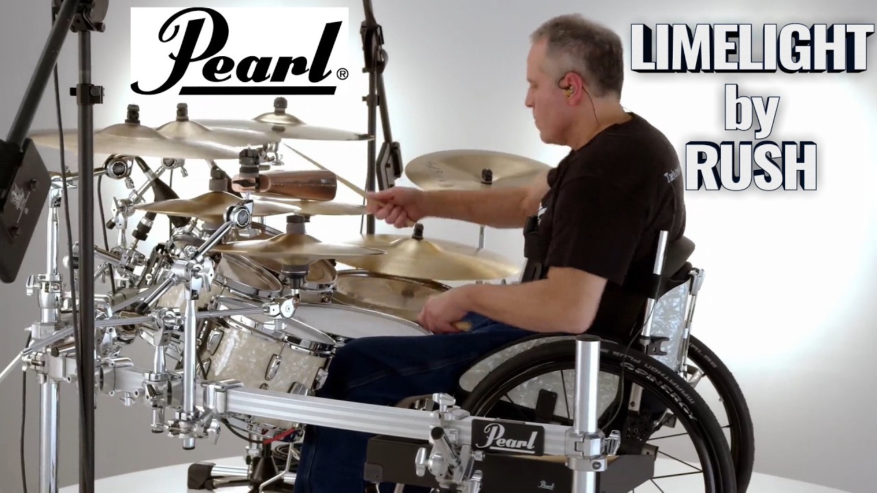 LIMELIGHT by RUSH - drum cover recorded at Pearl headquarters in Nashville, Tennessee.