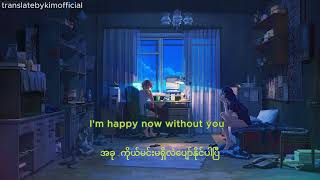 Céline Dion - Nothing Broken But My Heart | lyrics ( mmsub / Myanmar Subtitles ) #celinedion #lyrics