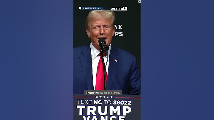 Trump Mocks Kamala Harris' Laugh: 'Crazy Person's Laugh'