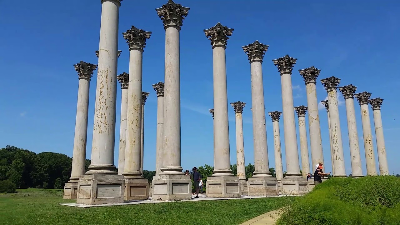 camera iphone 8 plus apk Impressive Display of the Old US Capitol Building Columns in the National Arboretum Park, Washington