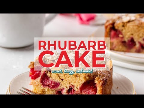 Rhubarb Cake