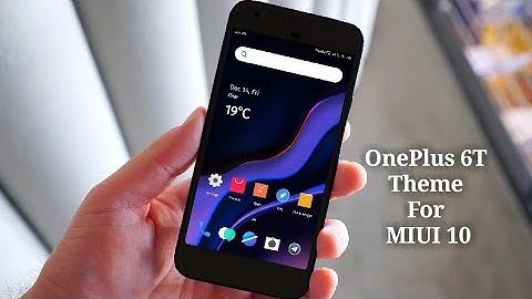 OnePlus 6T Theme For MIUI 10 🔥🔥🔥 [Link in Description]