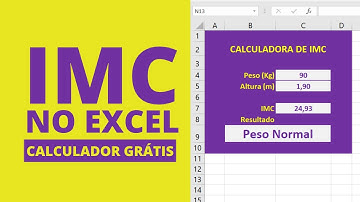 Como Calcular IMC no Excel + Calculadora Grátis