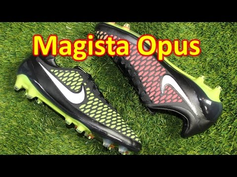 Nike Magista Opus Black/Volt/Hyper Punch - Unboxing + On Feet