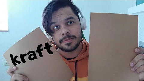 Pode pintar papel kraft?