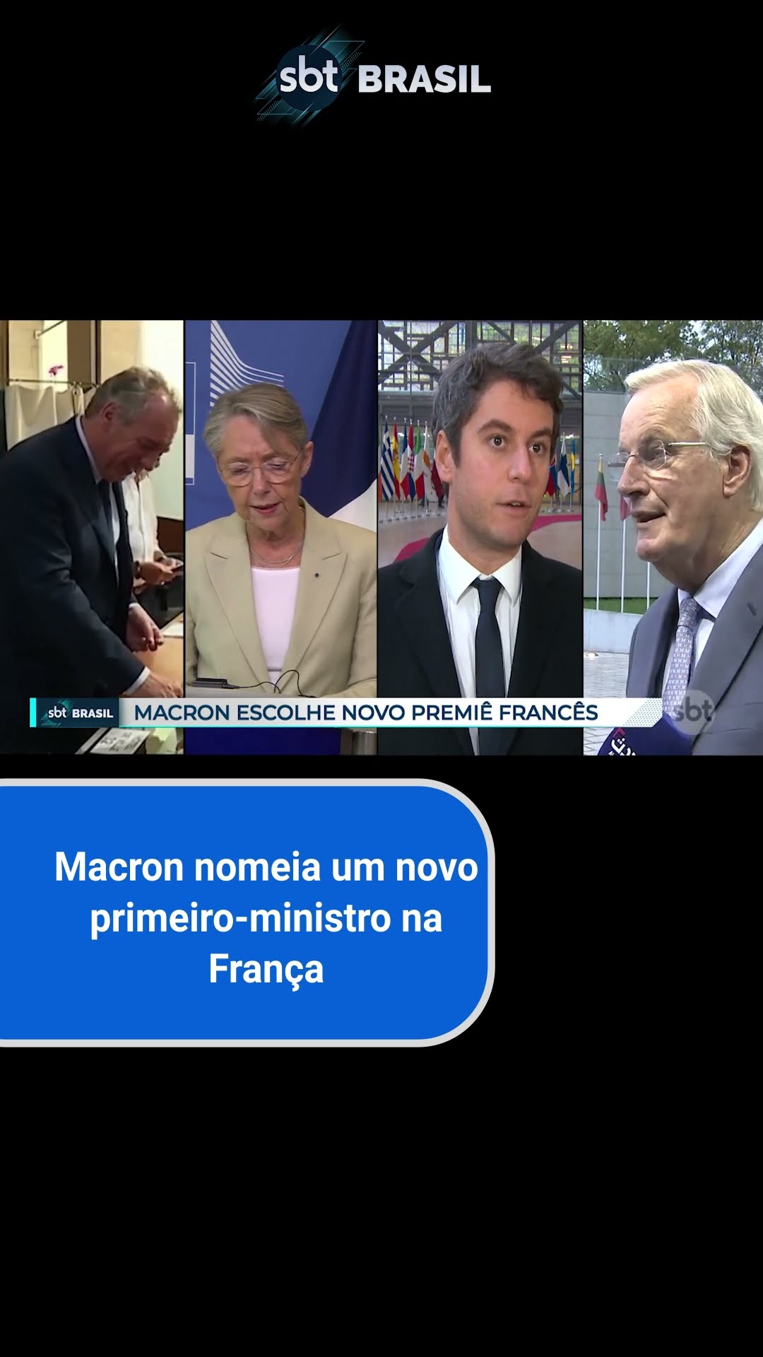 Macron nomeia François Bayrou como premiê em meio à crise política na França | SBT Brasil (13/12/24)