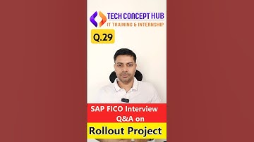 SAP FICO Interview Question | Tech Concept Hub. #sapfico #sapficointerviewquestions #interview