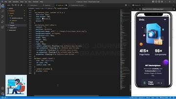 ASMR Programming - NFT Marketplace HTML Mobile Template - No Talking (Only HTML CSS)