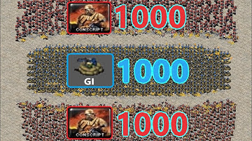 Conscript + Gi = Sandwitch - Same Cost - Red Alert 2
