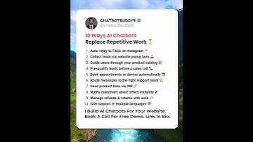 10 Ways AI Chatbots Replace Repetitive Work