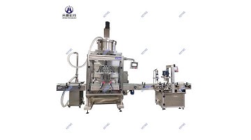 Automatic 6 heads servo piston pump cosmetics airless pump bottle lotion filling capping machine