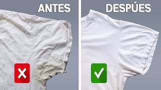 ELIMINAR Las Manchas Las AXILAS En Tus Camisas - YouTube