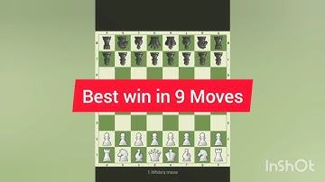 Checkmate in 9 Moves || Nimzo - Larsen  Trap || chess traps