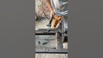 #shorts The tension spring on lathe machine by hand tools #Shorts