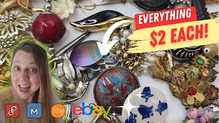 OVER 100 Piece Haul of Vintage Jewelry Pieces to Resell! | Designer, Coro, Sterling Silver, Diamonds