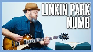 Video thumbnail of "Linkin Park Numb Guitar Lesson + Tutorial"
