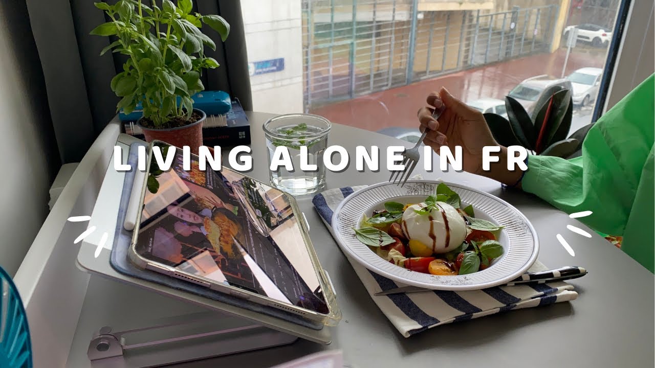 Living alone in France | I’m finally a graduate👩‍🎓 | burrata salade , groceries shopping
