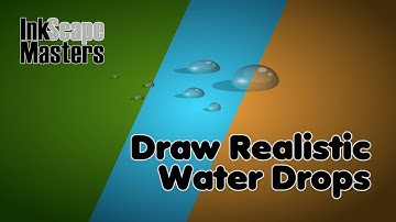 Inkscape Tutorial- Draw Realistic Water drops