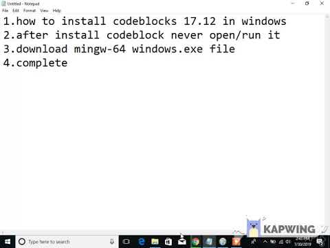 how to install codeblocks 17.12