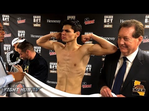 RYAN GARCIA STRIPS DOWN & RE-WEIGHS IN TO MAKE WEIGHT FOR VELEZ FIGHT!