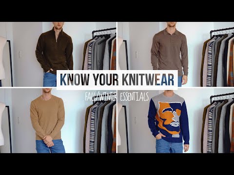 Different Styles of Sweaters & Knitwear for Men | Fall Winter