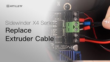 Tutorial | How to Replace the Extruder Cable for Sidewinder X4 Pro/Plus