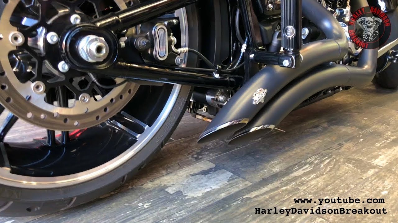 Exhaust Sound Of Harley Davidson Breakout Part 6 Youtube