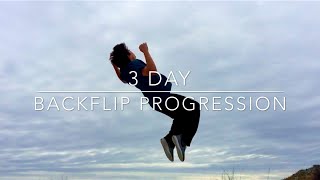 3 Day Backflip Progression