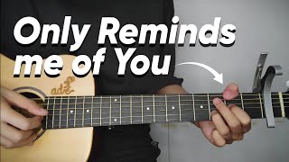Justin Vasquez - Only Reminds Me of You - Plucking Tutorial