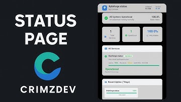 How to make a status page with admin panel && || 24/7 || watch and wait 